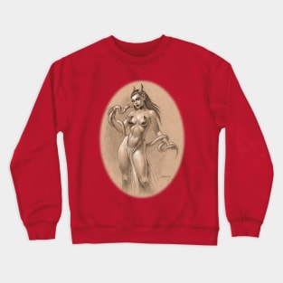 Demon and Snake Crewneck Sweatshirt